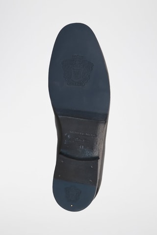 Mocassins en croûte de cuir Clive - Noir