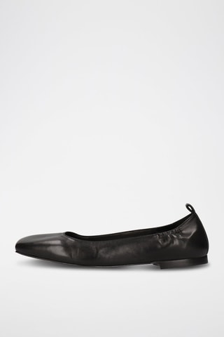 Ballerines en cuir Livia - Noir