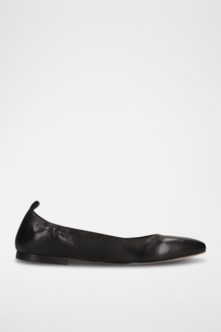 Ballerines en cuir Livia - Noir