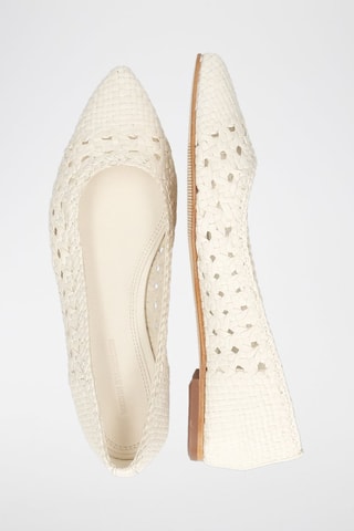 Ballerines en cuir Fiora - Blanc