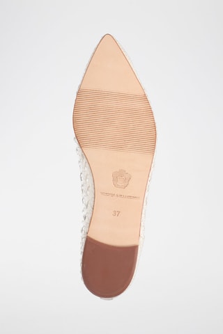 Ballerines en cuir Fiora - Blanc