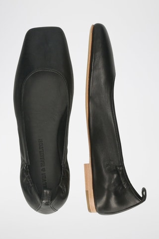 Ballerines en cuir de mouton Livia - Noir