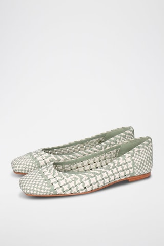 Ballerines en cuir Elyssa - Vert clair