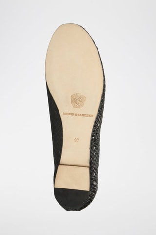 Ballerines en cuir Kate - Noir