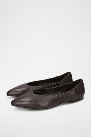 Ballerines en cuir de mouton Alora - Noir