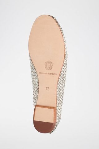 Ballerines en cuir Kate 5 - Doré