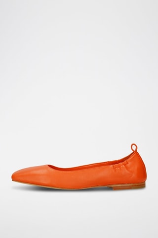 Ballerines en cuir Livia 3 - Orange