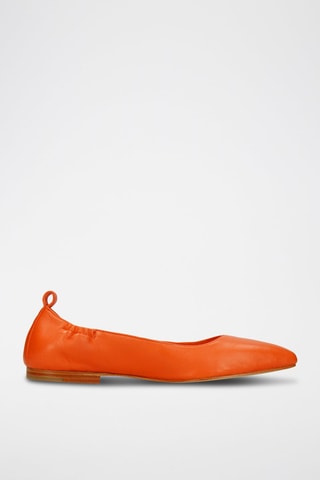 Ballerines en cuir Livia 3 - Orange