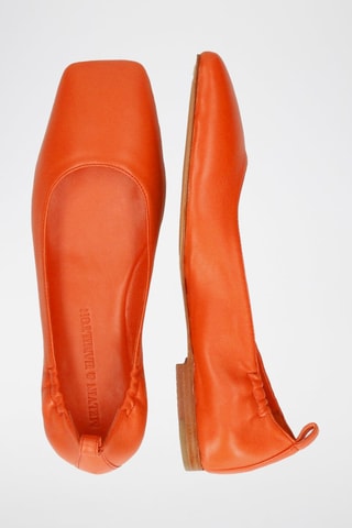 Ballerines en cuir Livia 3 - Orange
