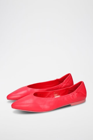 Ballerines en cuir de mouton Alora - Rouge