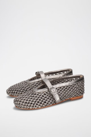 Babies en cuir Alivia - Argenté