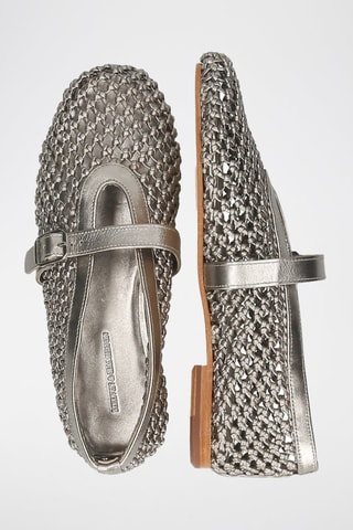 Babies en cuir Alivia - Argenté