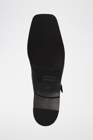 Babies en cuir Livia 7 - Noir