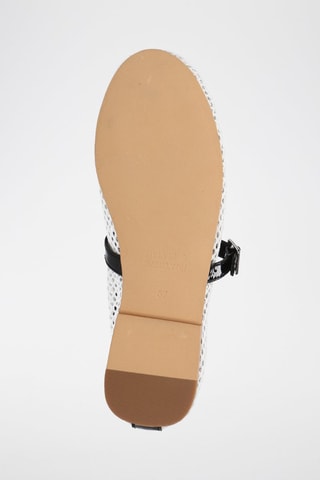 Babies en cuir Emily 2 - Blanc