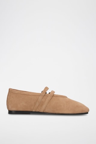 Babies en nubuck Emily - Camel