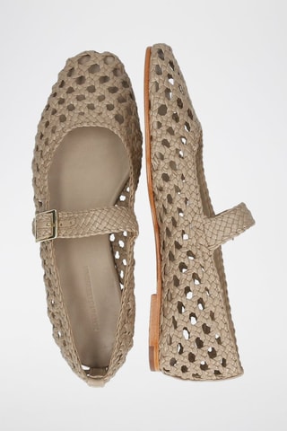 Babies en cuir de mouton Bexley - Beige