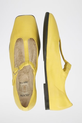 Babies en cuir d’agneau Livia 8 - Jaune