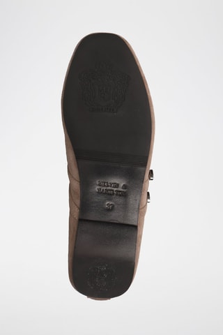 Babies en nubuck Emily 5 - Gris clair