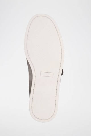 Chaussures bateau en nubuck Baxter - Gris
