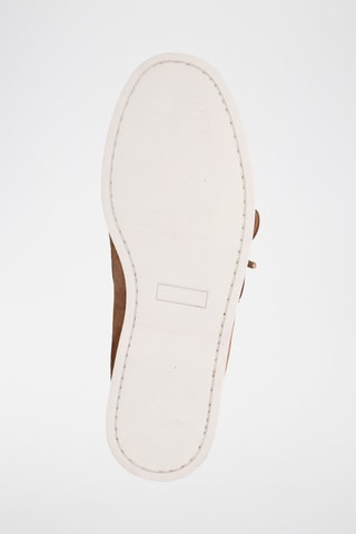 Chaussures bateau en nubuck Baxter 1 - Camel