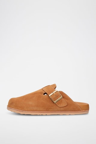 Sabots en nubuck Ken - Camel