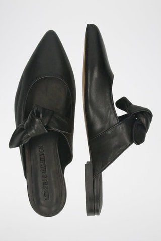 Mules en cuir de mouton Alora 8 - Noir