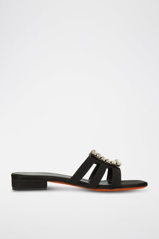 Mules à talons Eugenie - Noir