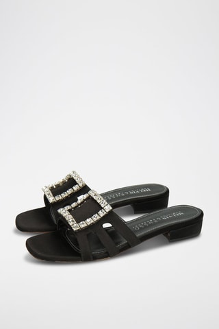 Mules à talons Eugenie - Noir