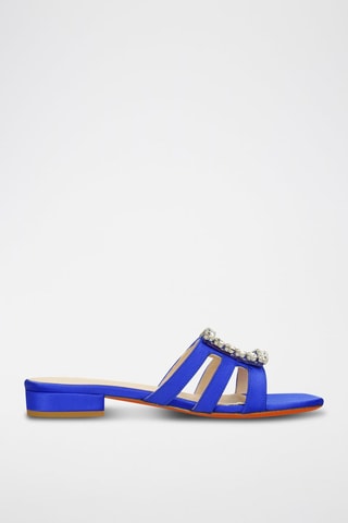 Mules Eugenie - Bleu électrique