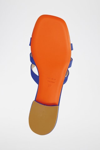 Mules Eugenie - Bleu électrique