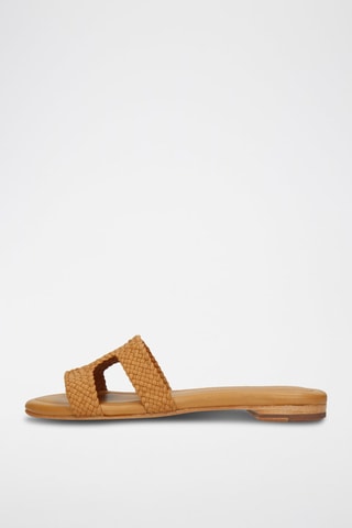 Mules en cuir Hanna - Marron