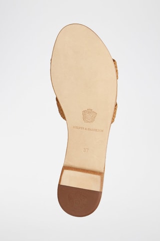 Mules en cuir Hanna - Marron