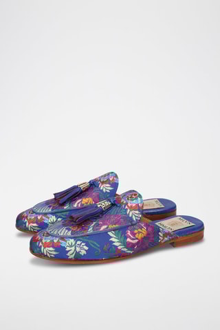 Mules Scarlett - Bleu électrique