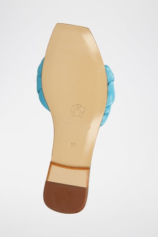 Mules en cuir nappa Brooke - Ciel