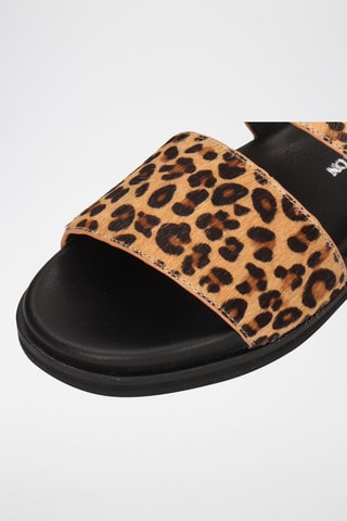 Mules en cuir Siri - Beige