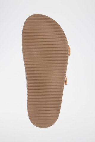 Mules en cuir Eve - Doré rose