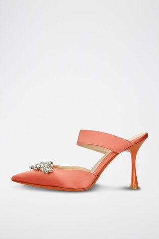 Mules à talons Letizia - Orange