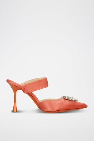 Mules à talons Letizia - Orange