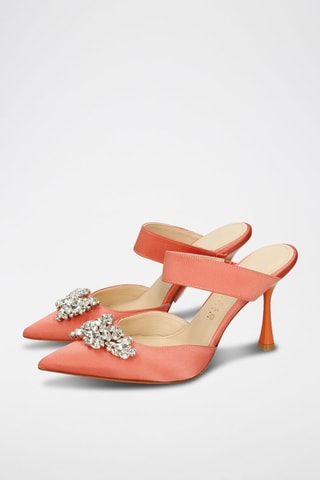 Mules à talons Letizia - Orange