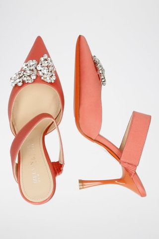 Mules à talons Letizia - Orange
