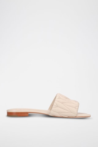 Mules en cuir d’agneau Eglantine 2 - Beige