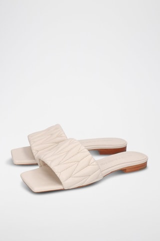 Mules en cuir d’agneau Eglantine 2 - Beige