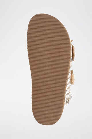 Mules en cuir Eve - Doré