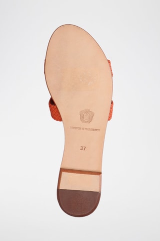 Mules en cuir Hama - Orange