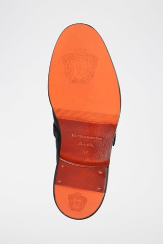 Mules en cuir Gianna 7 - Noir