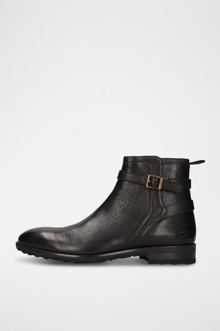 Boots en cuir Primo - Noir