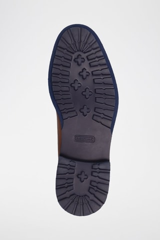 Boots en croûte de cuir Trevor - Marron