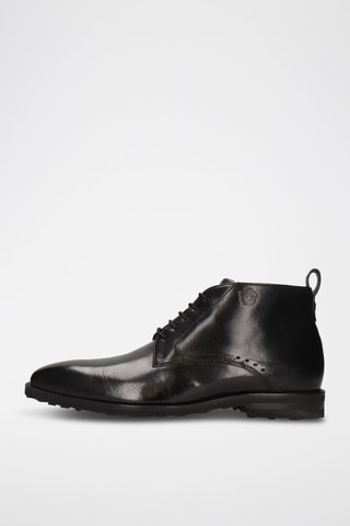 Boots en cuir Flynn - Noir