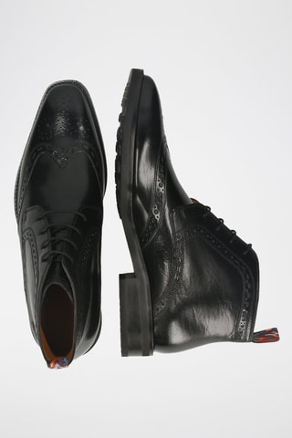 Boots en cuir Jeff - Noir