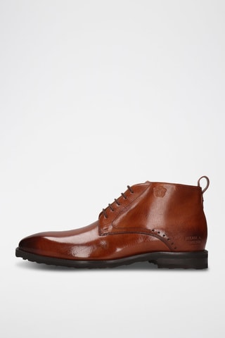 Boots en cuir Flynn - Marron
